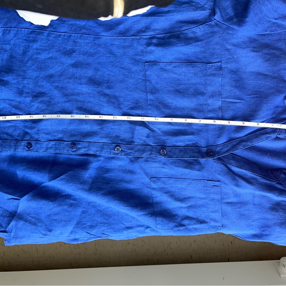 Blue Button-Up Shirt - Picture 12 of 12